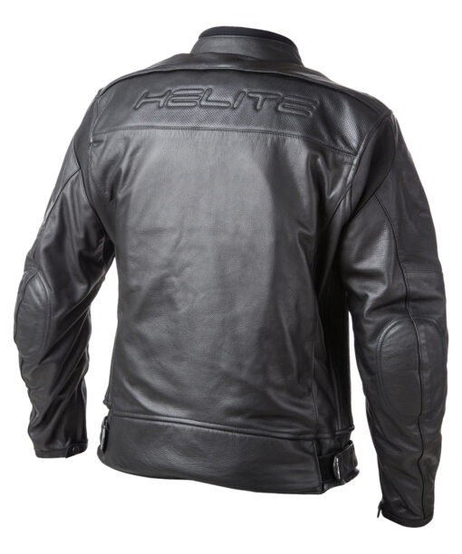 Helite Roadster Mens Leather Air Jacket Black Back