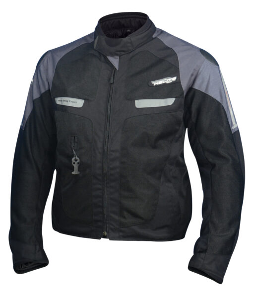 Helite Vented Air Motorcycle Jacket Black Grey