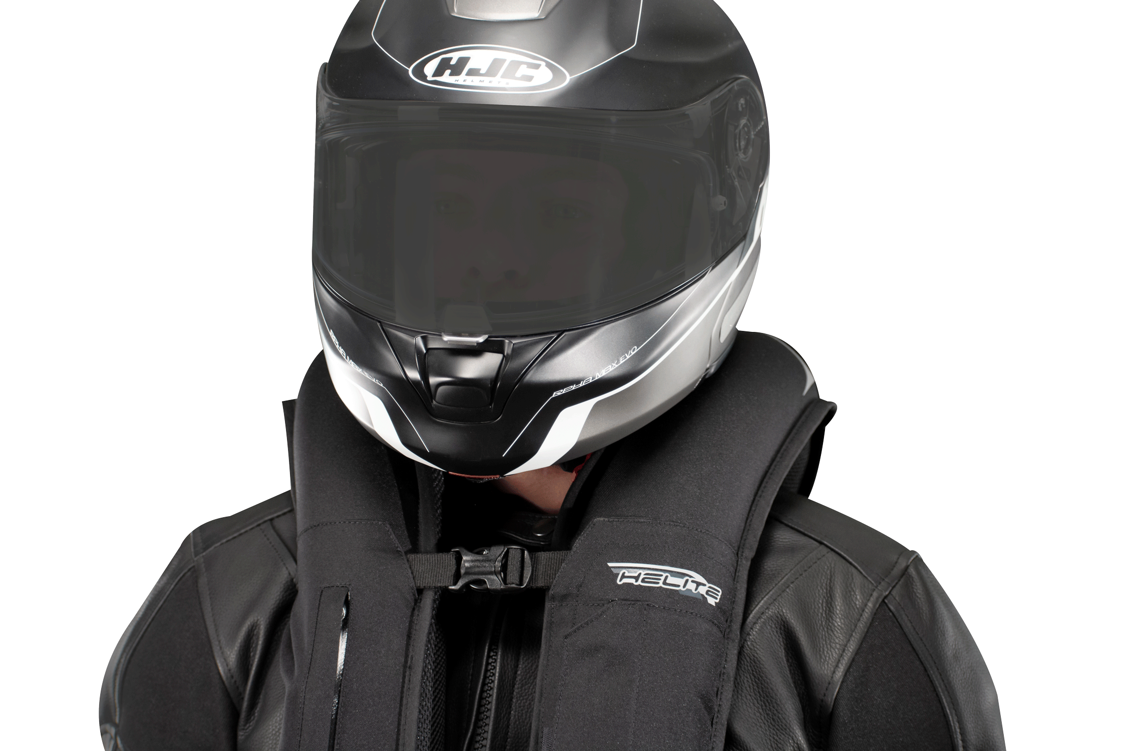 helite e-turtle collar biker safety vest