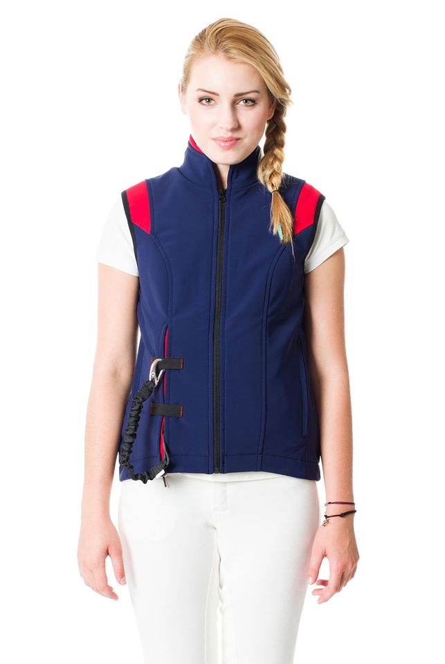 Helite Airshell Vest Outer - Blue/Red