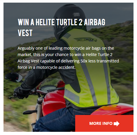 win a Helite Turtle 2 motorcycle vest