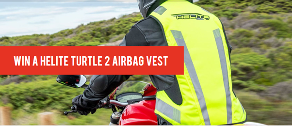 win a Helite Turtle 2 motorcycle vest