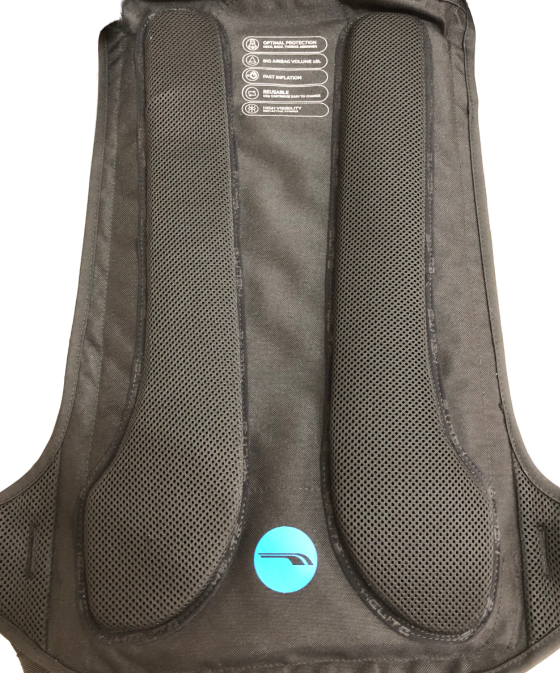 Airbag Backpack Back Padding View