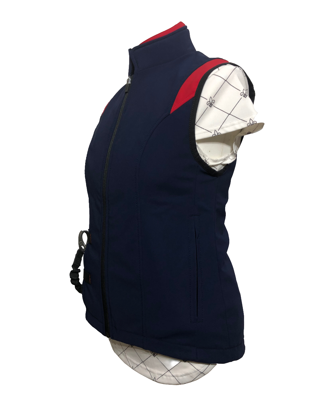 Refurbished Zip In 1 With Airshell vest outer in blue and red small side