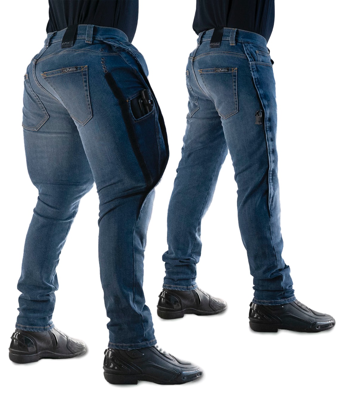 Airbag Jeans - Pre Order - Motorcycle Air Jacket - Safety Airbag Vest