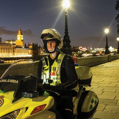 ambulance Motorcycle responder wear helite turtle turtle safety vest